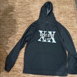 Black Graphic Hoodie
